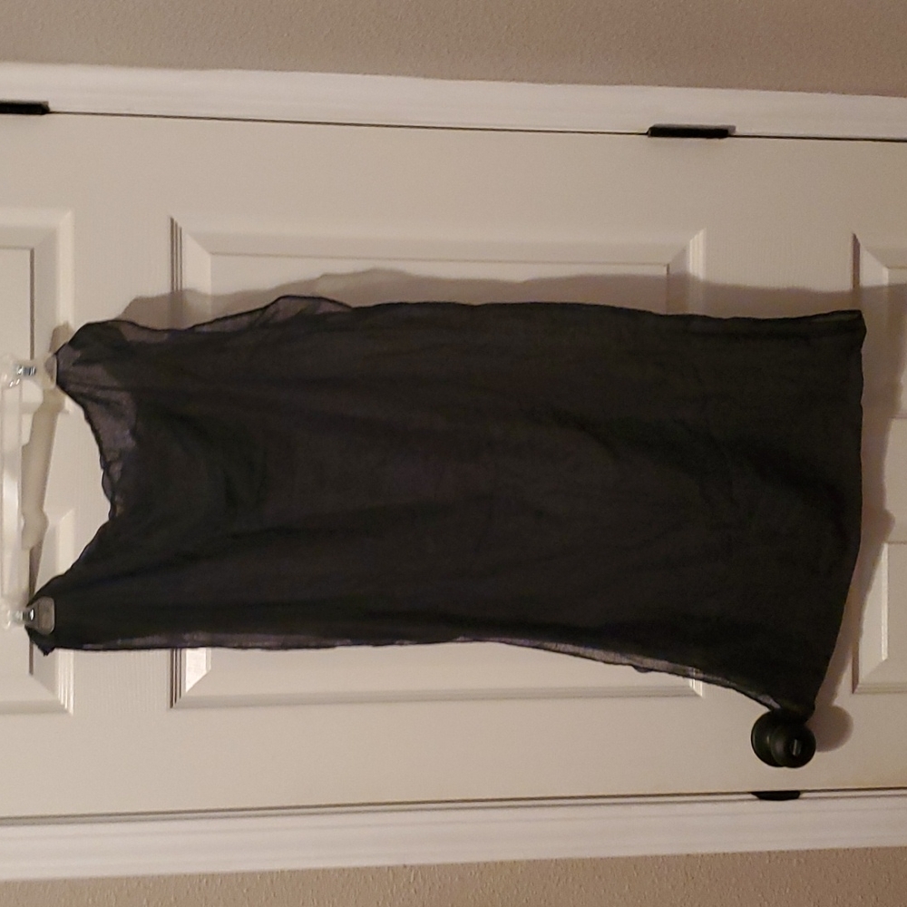 Black infinity scarf